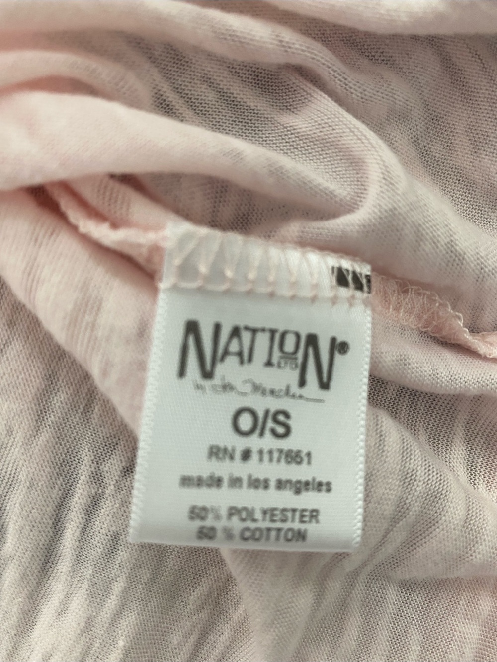 Nation LTD. Tee

Color pink.  One size - Picture 6 of 7